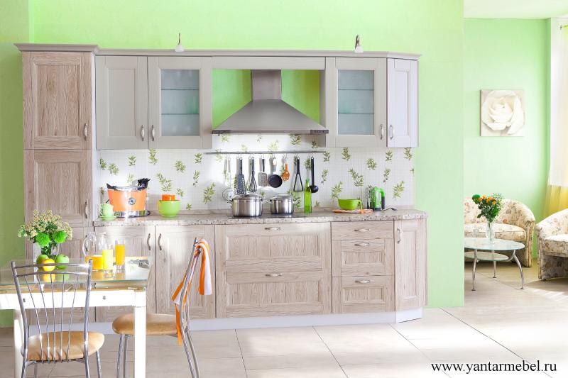 КАНТРИ дуб верона / крашеный серый