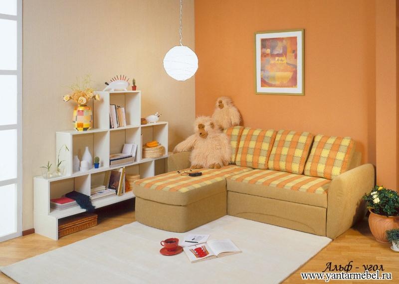 АЛЬФ угловой диван-кровать