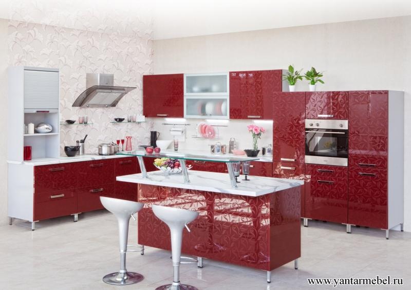 ГЛОСС терракот цветы