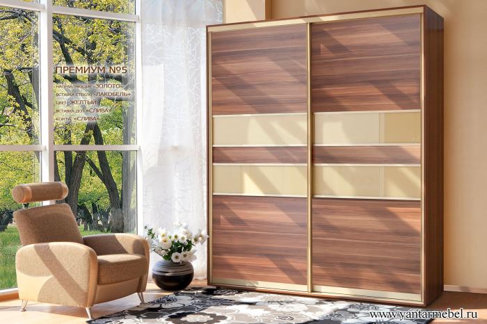Шкаф купе ПРЕМИУМ №5 "Шимо темный"