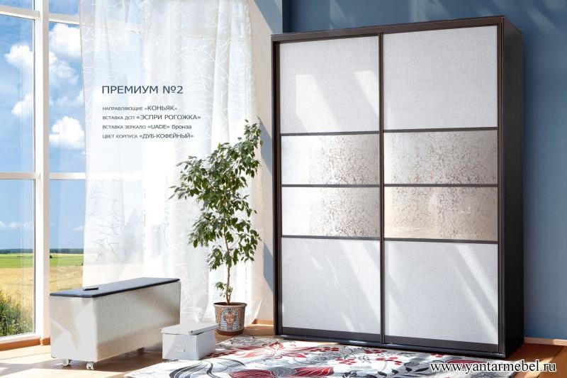 Шкаф купе ПРЕМИУМ №2 "Дуб кофейный"