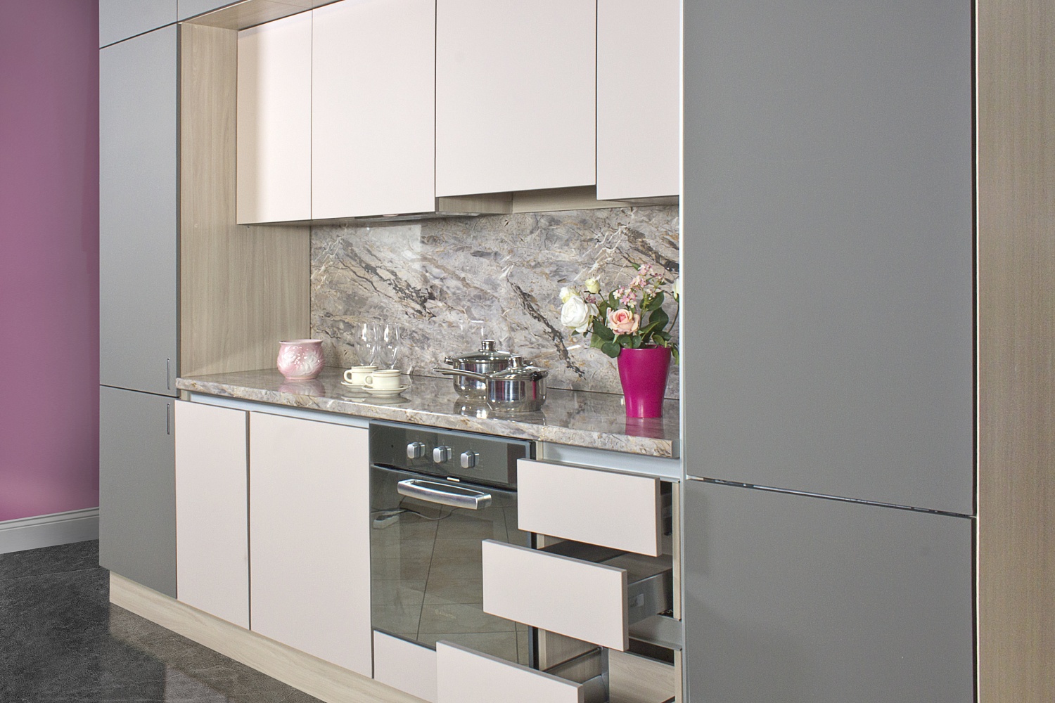 МИНИМАЛИЗМ PINK софт темно-серый