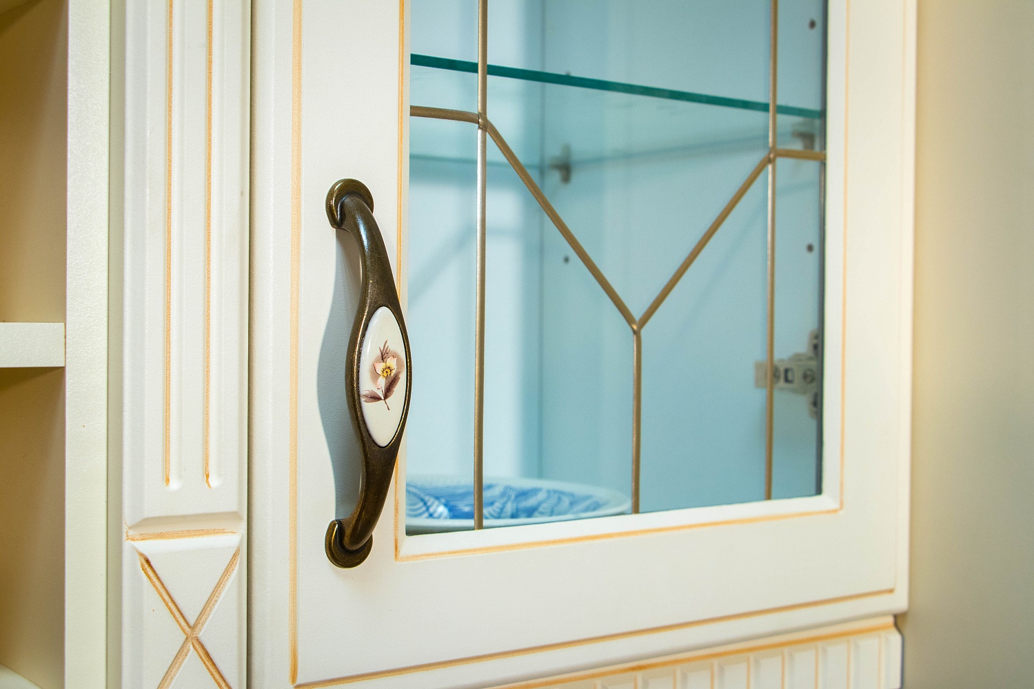 Кухня ВИНТАЖ (ваниль коричневая)